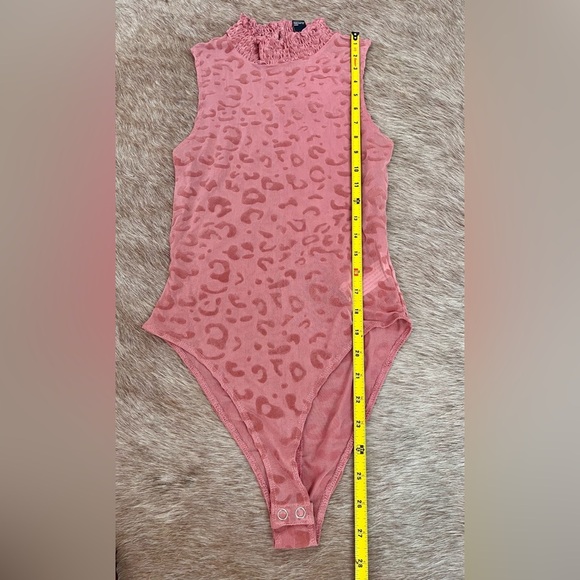 VELVET BURNOUT FAIRY GRUNGE WHIMSY BODYSUIT - Picture 6 of 9